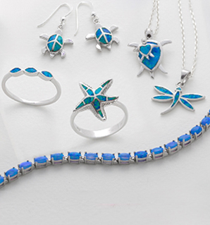 Lab-Created Opal Jewels